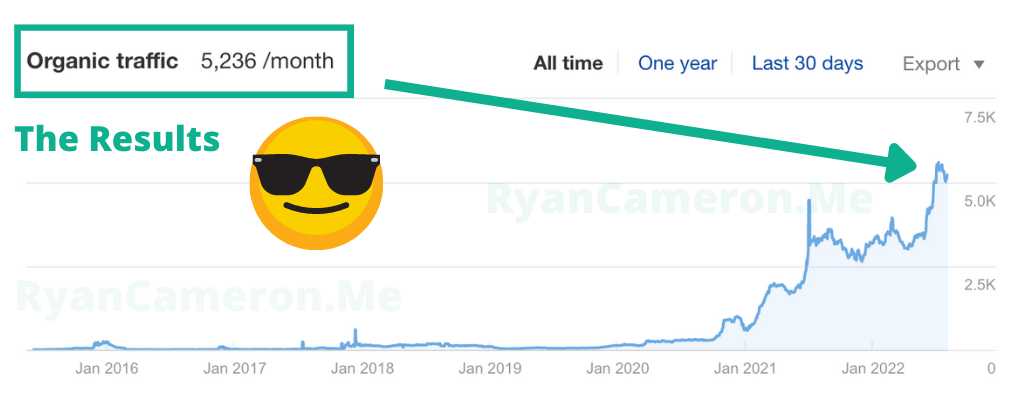 After Hiring Vancouver SEO Specialist Ryan Cameron - Case Study Results